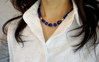ラピスラズリネックレス